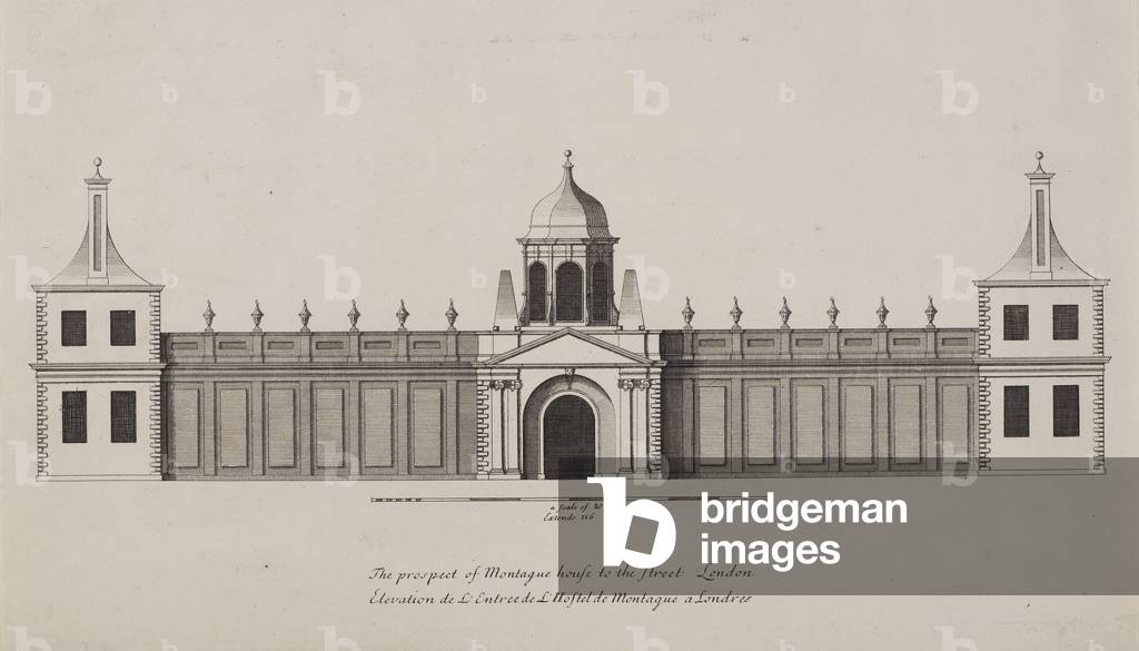 British Museum, Holborn, c.1750 (engraving)
