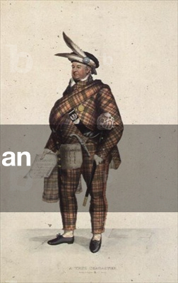 Sir William Curtis in Tartan.  