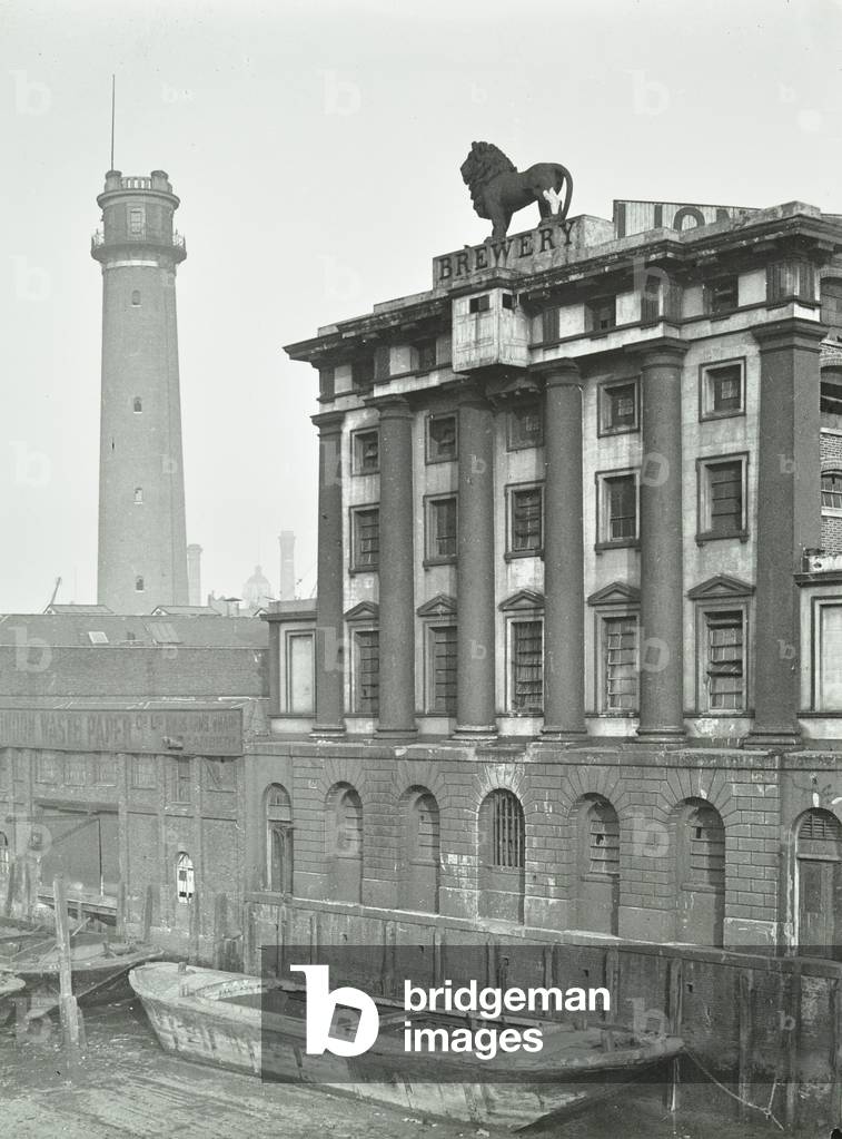 Red Lion Brewery, Belvedere Road, Lambeth, London, 1939 (b/w photo)