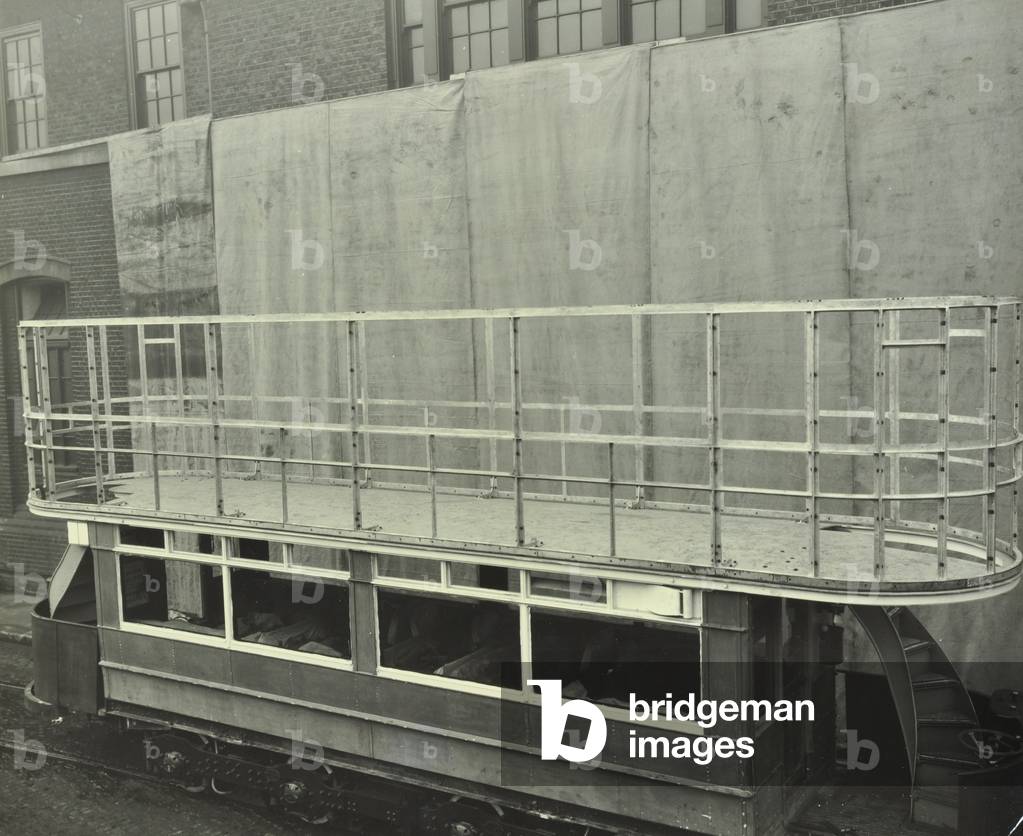 Experimental tramcar for Lilly routes, 1929 (b/w photo)