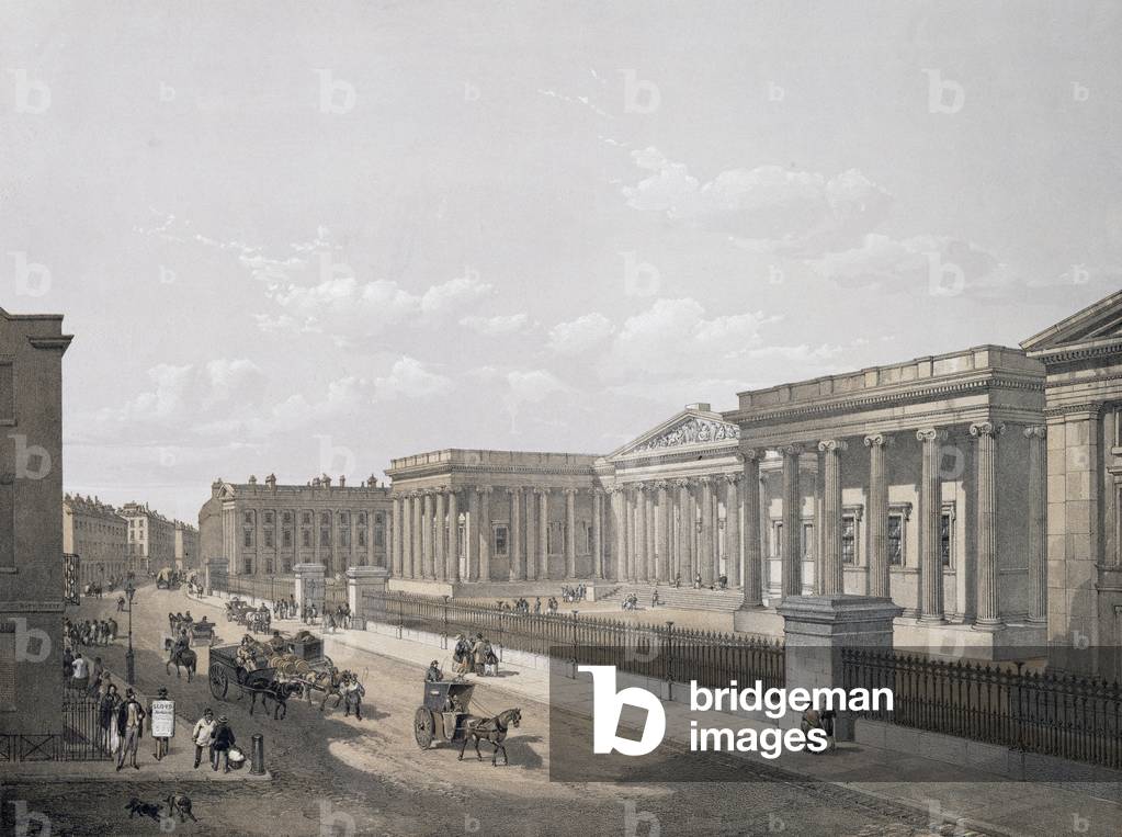 The British Museum, engraved by William Simpson (1823-99), pub. 1852 by Lloyd Bros. & Co. (lithograph)
