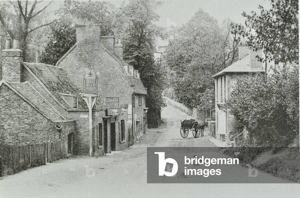 The Blue Anchor, Bridgen Road, Bexley: general view, 1905 (b/w photo)