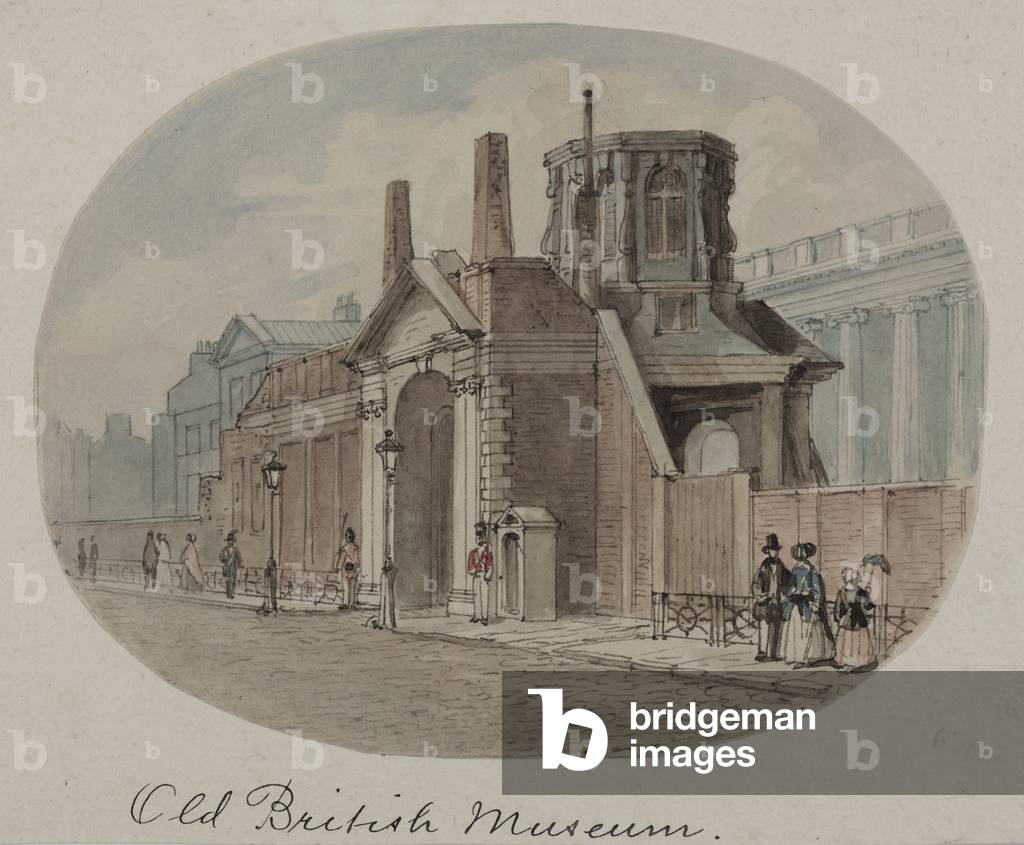 British Museum, 1850 (w/c on paper)