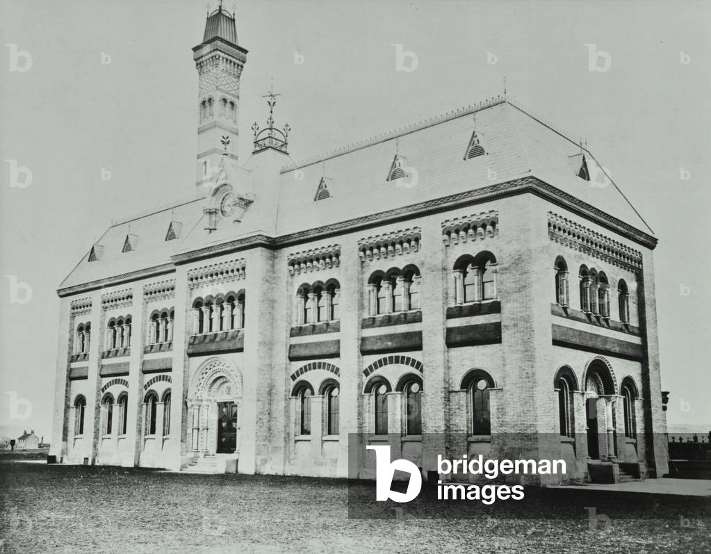 Southern Outfall Sewer, Crossness: exterior, 1865 (b/w photo)