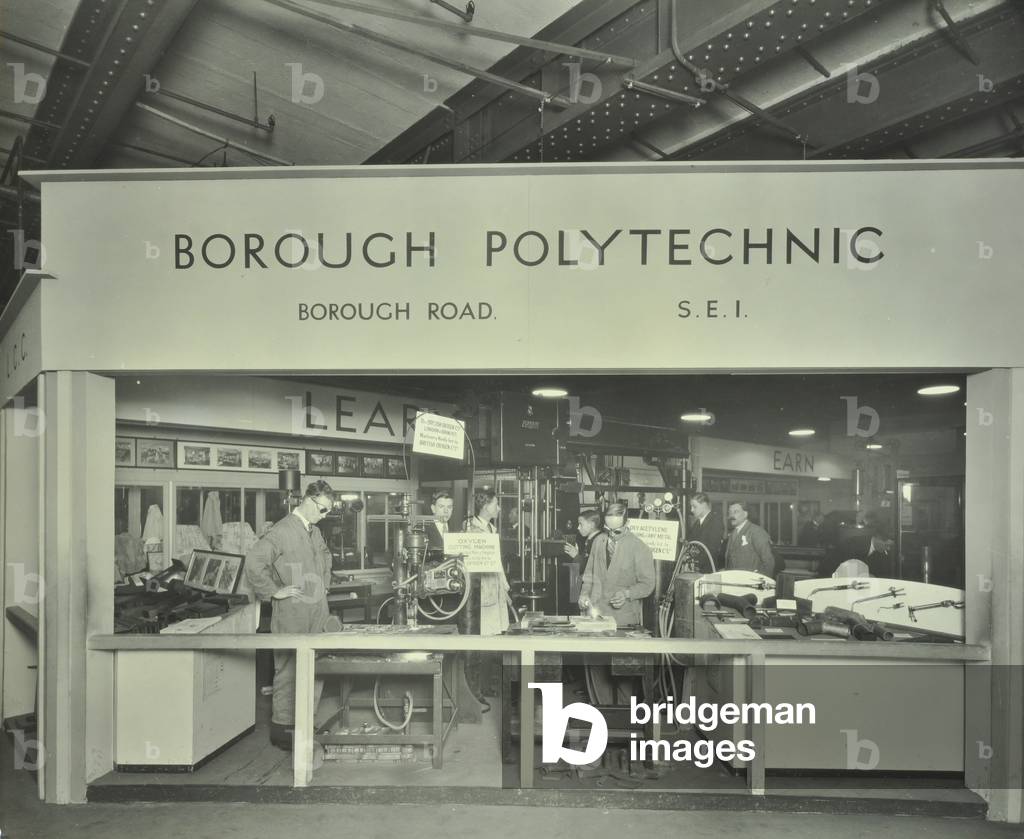 Olympia: exhibition of work by students at L.C.C. institutions, 1931 (b/w photo)