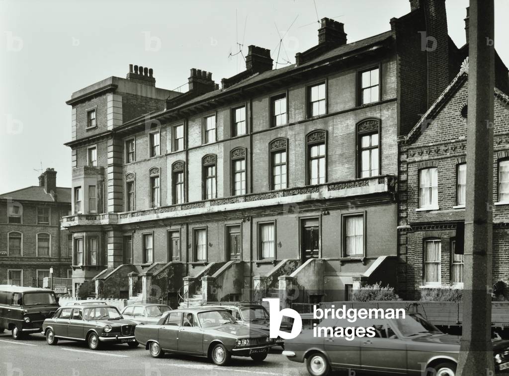 297-305 Queenstown Road, London, 1969 (b/w photo)