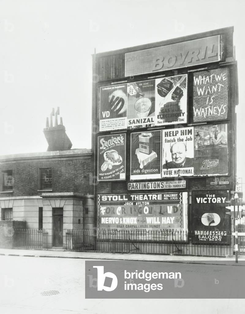 Camden Street, London, 1945 (b/w photo)