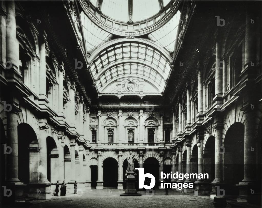 Royal Exchange, Threadneedle Street, City of London, 1900 (b/w photo)