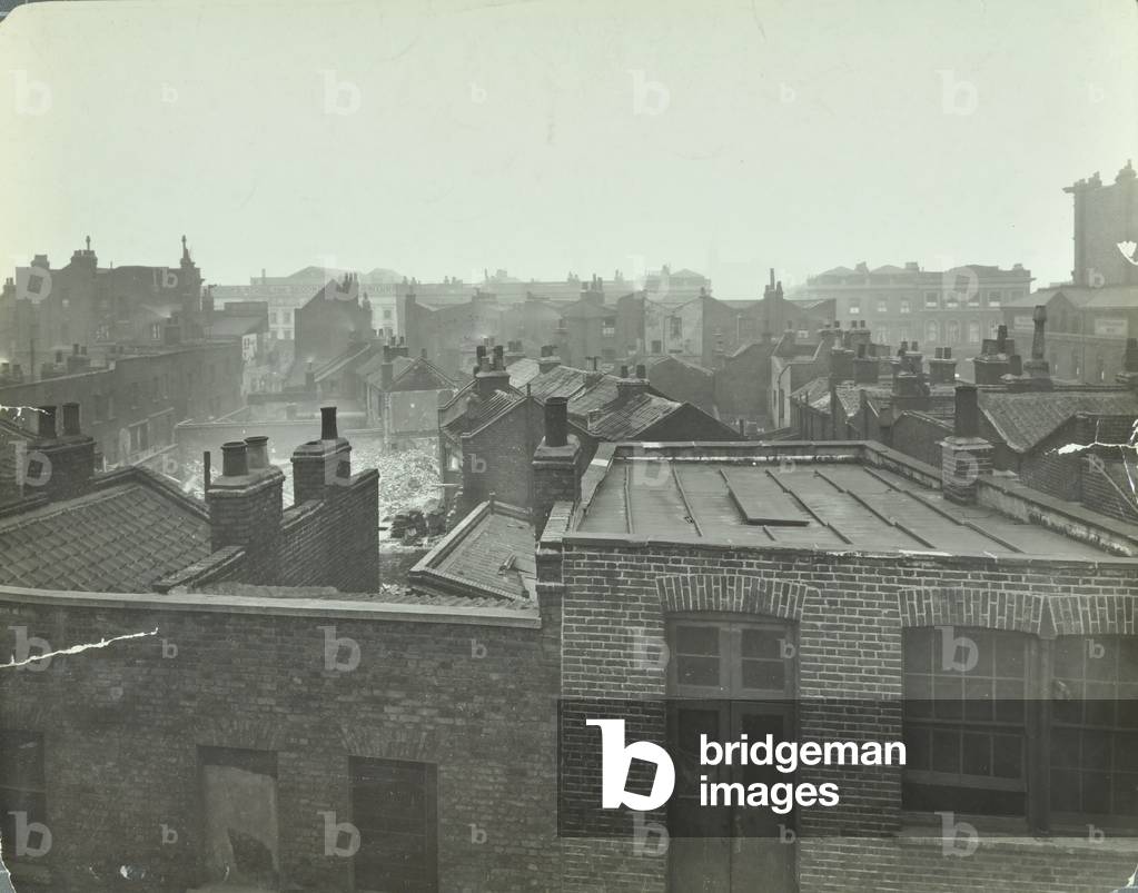 Brand Street: elevated view from Branston House, 1927 (b/w photo)