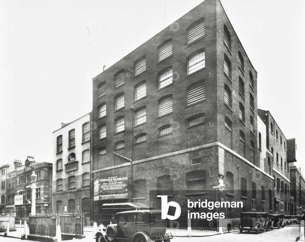Lion Brewery, Broadwick Street, London, 1937 (b/w photo)