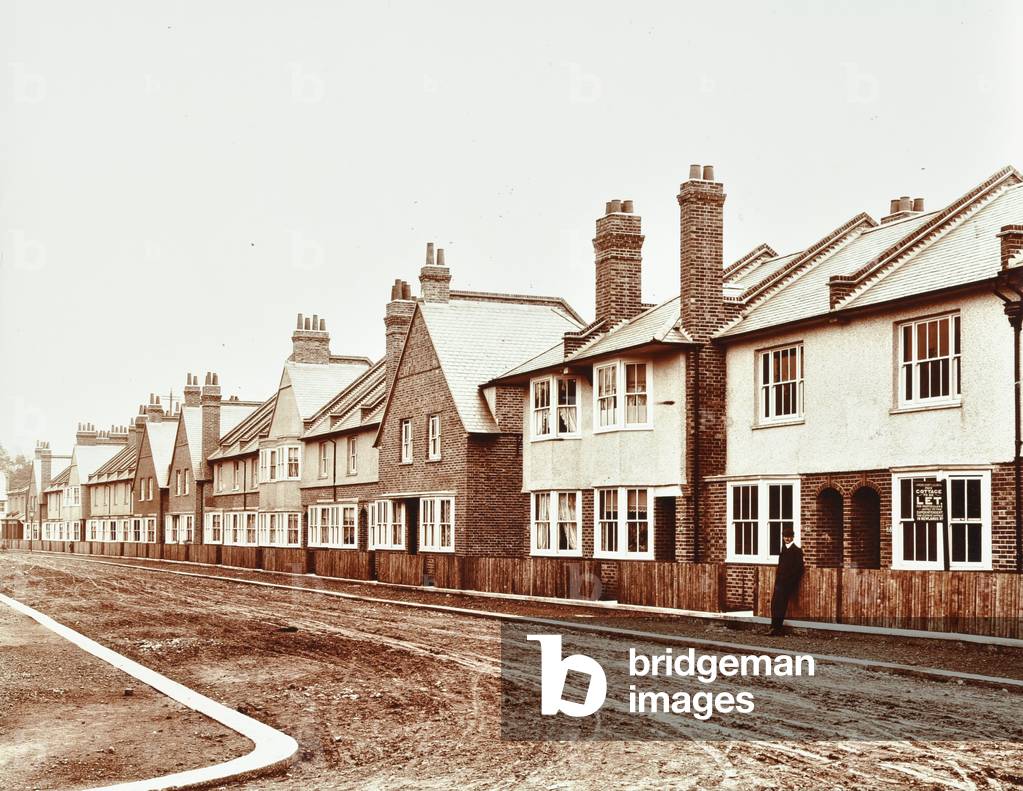Norbury Estate, London, 1907 (b/w photo)