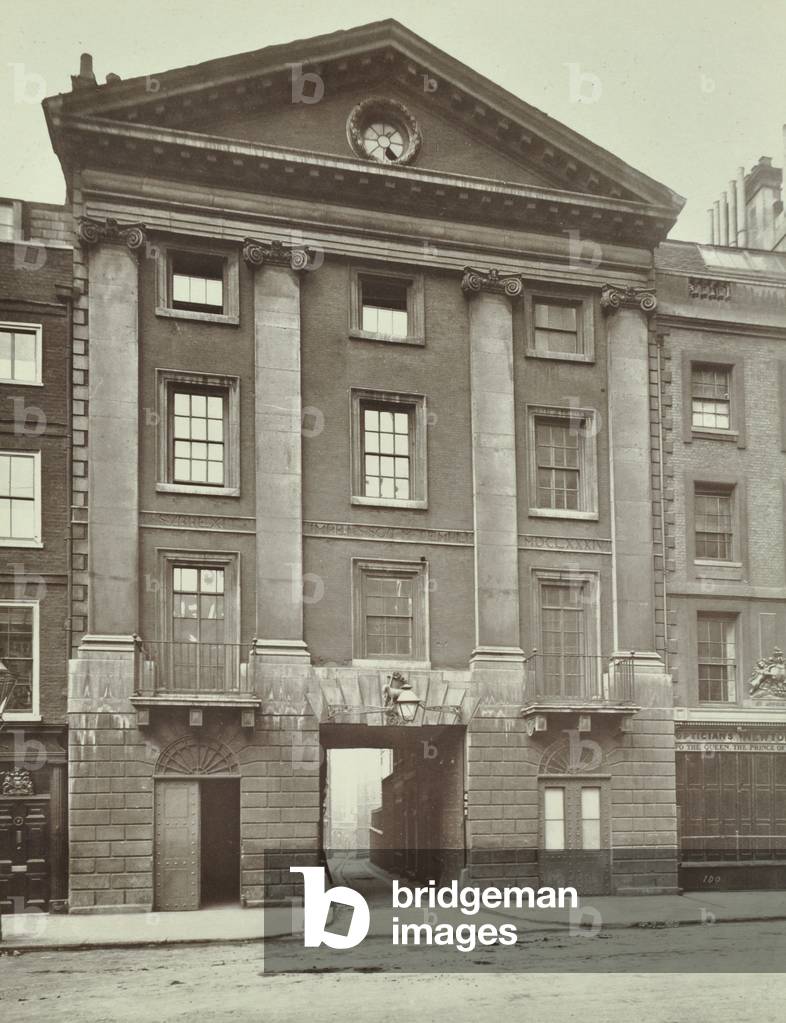 Middle Temple Gatehouse, 1885 (b/w photo)