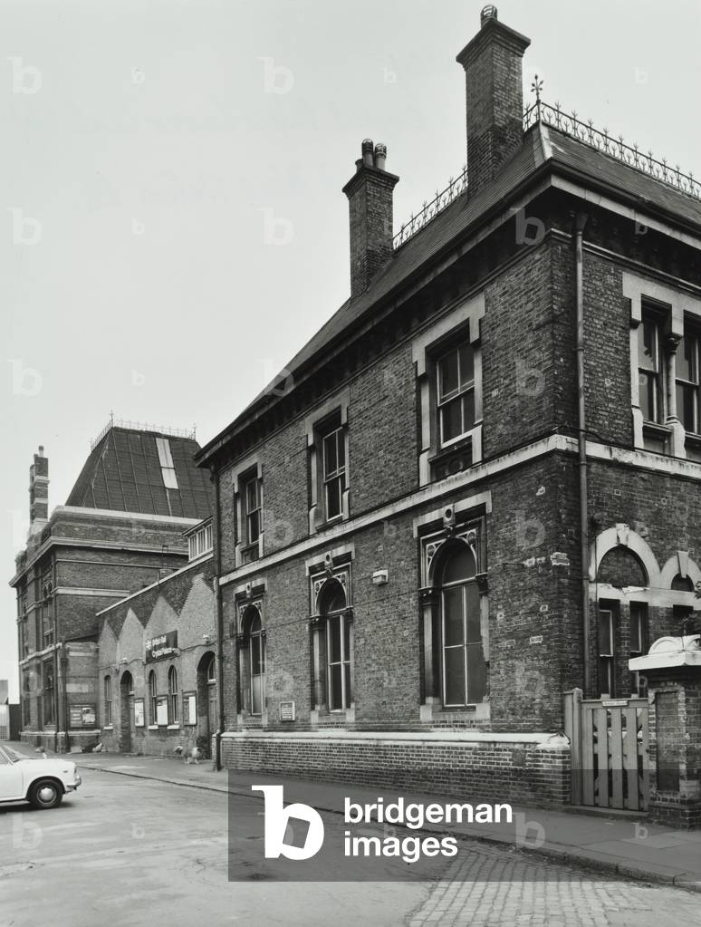 Crystal Palace Station, Lower Level, 1974 (b/w photo)