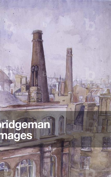 View of the City of London, 1922 (w/c)