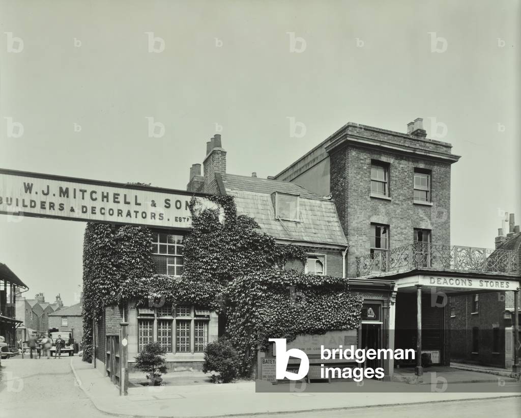 92 Dulwich Village: front elevation, London, 1942 (b/w photo)
