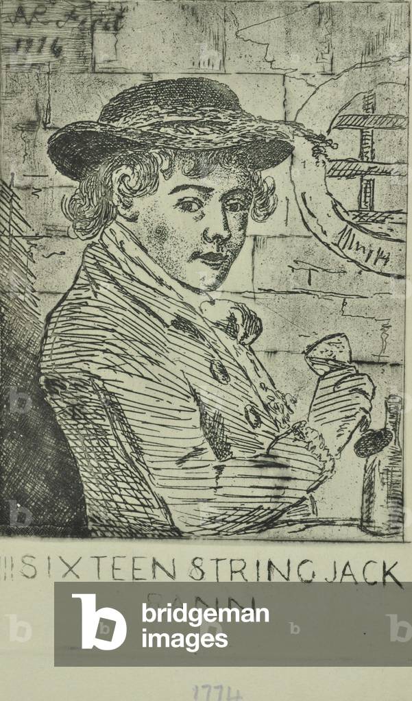 John Rann, Sixteen Strings Jack, 1774 (etching)