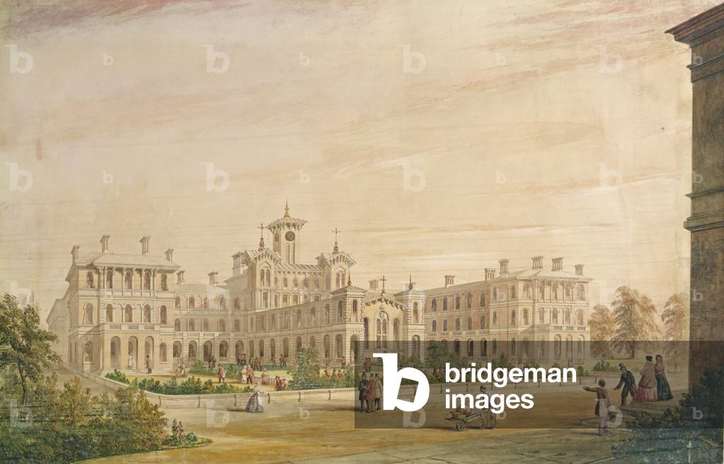 Città di Londra Unione Workhouse, Bow 1847 (stampa)