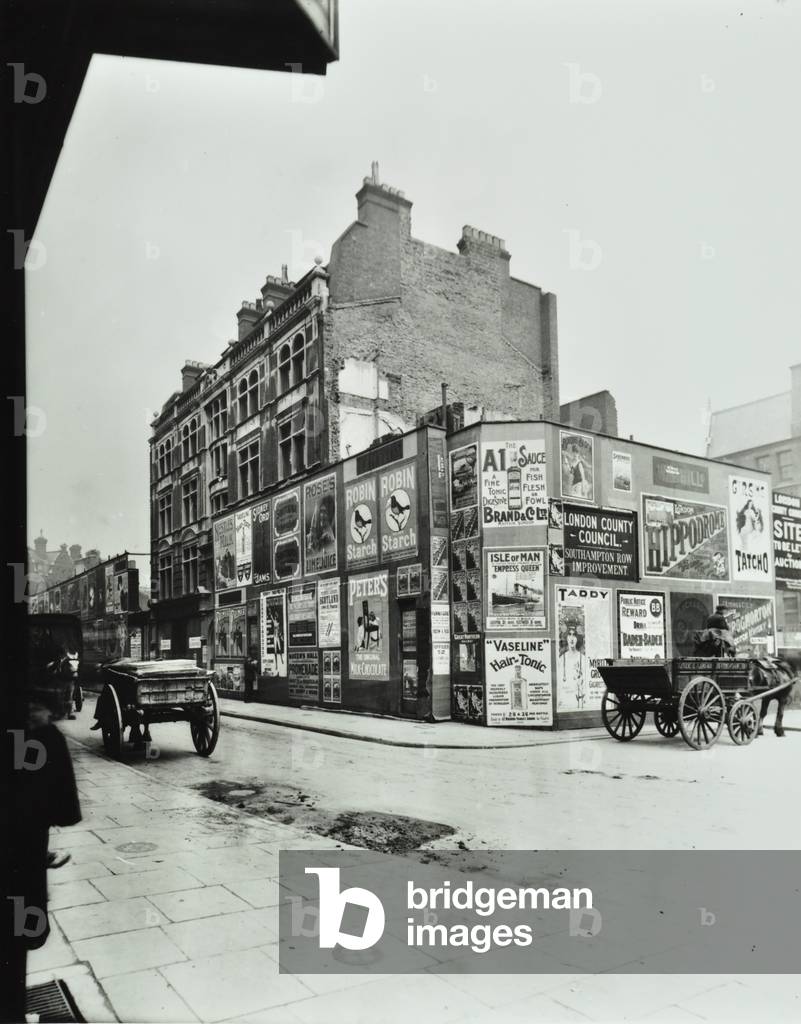 Southampton Row, Southampton Row: looking north, 1903 (b/w photo)
