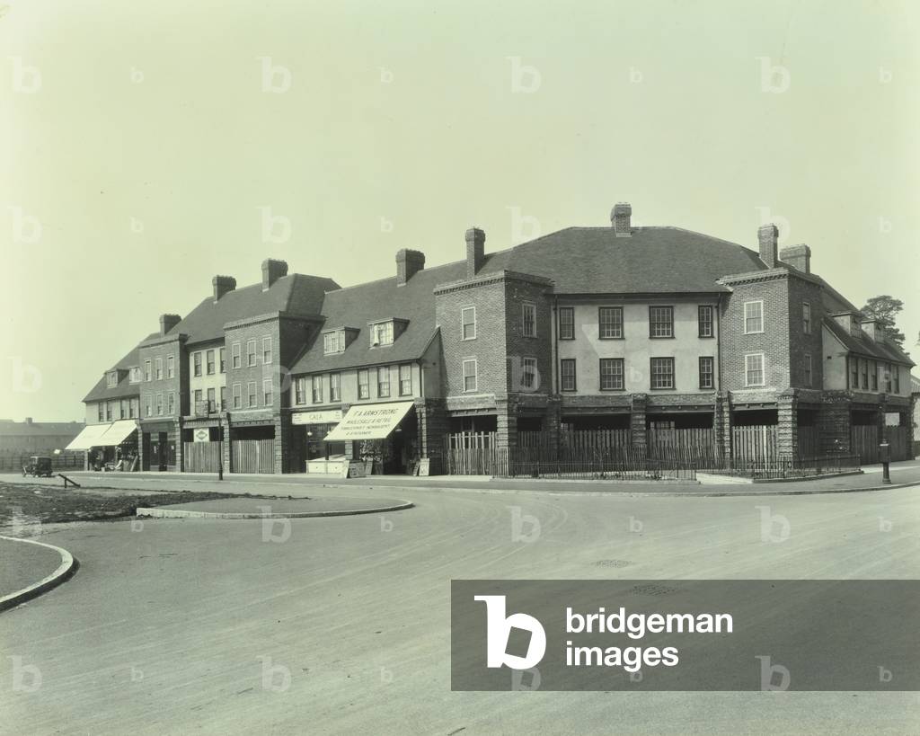 Becontree Estate: residential tenements, 1931 (b/w photo)