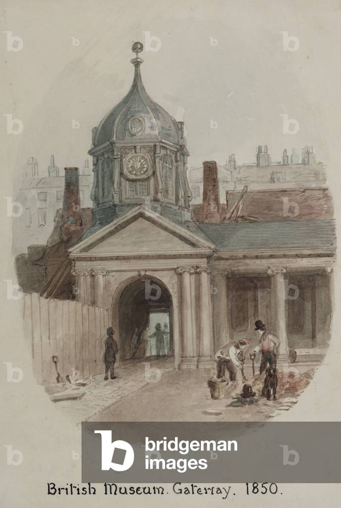 British Museum, 1850 (w/c on paper)