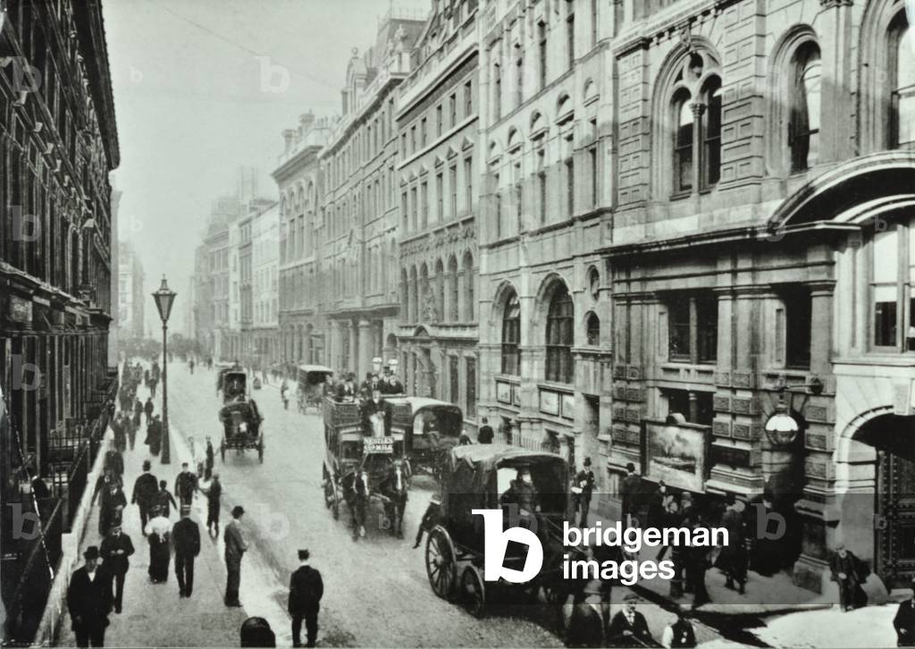 Leadenhall Street, City of London, 1895 (b/w photo)