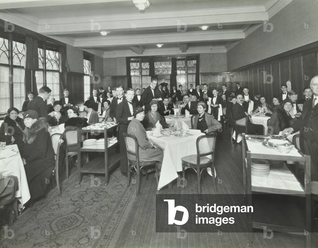 Westminster Technical Institute: restaurant, 1933 (b/w photo)