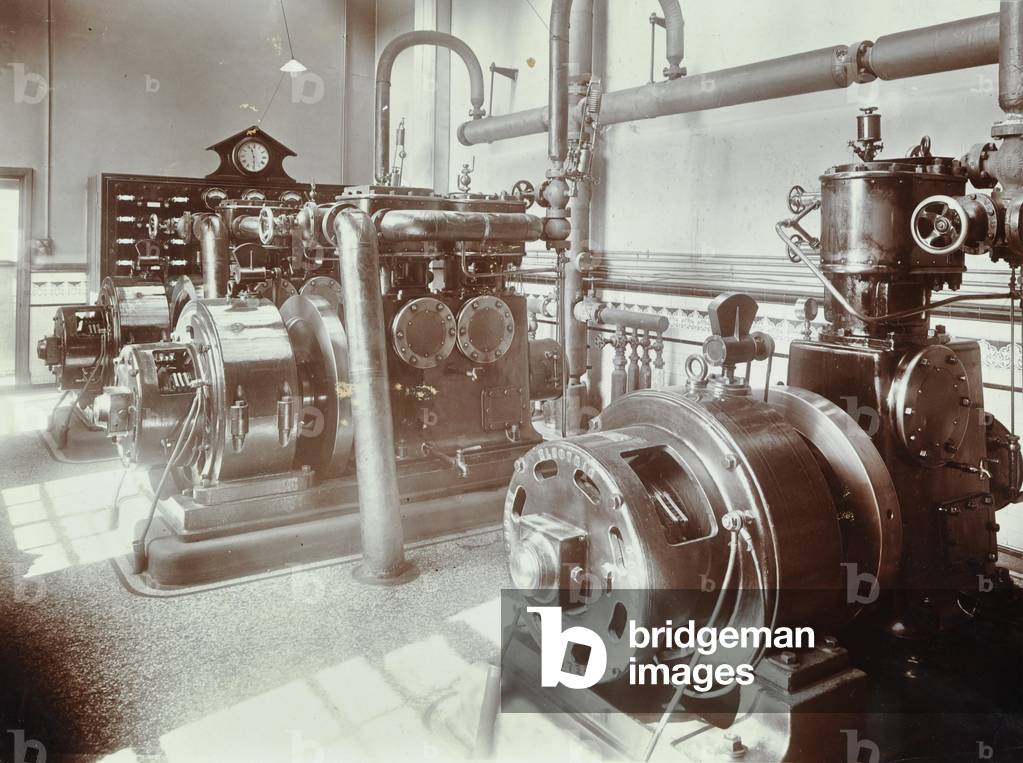 Metropolitan Water Board Building: interior, 1915 (b/w photo)