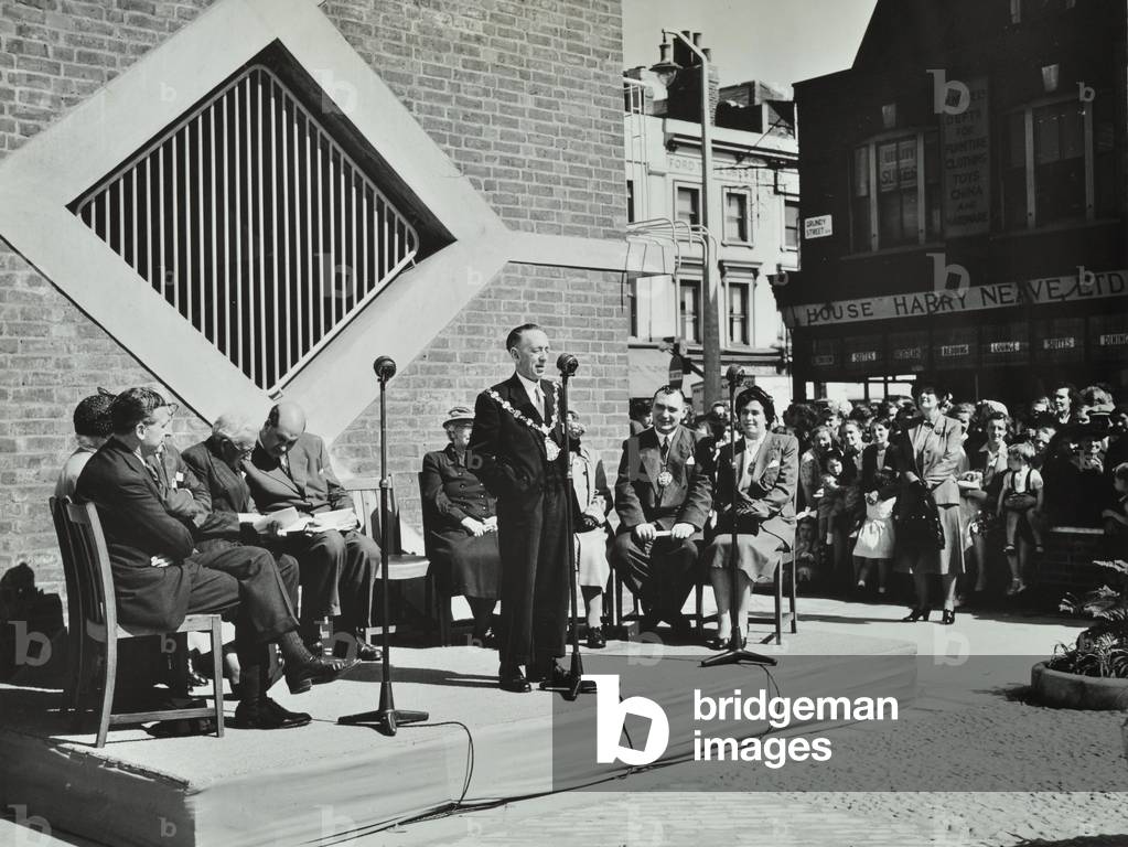Schoolchildren (b/w photo)