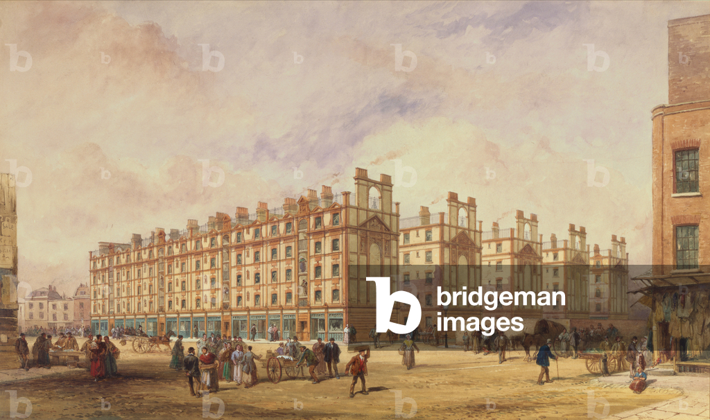 Artisans' Dwellings, Petticoat Square, London (w/c)