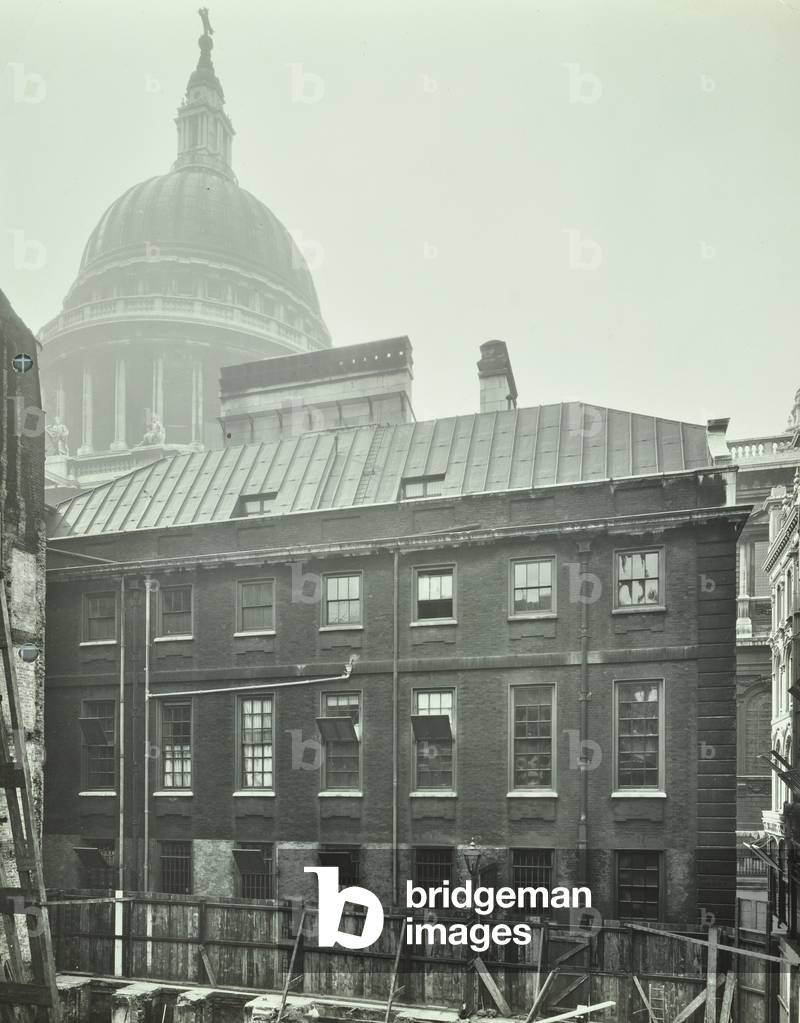 Saint Paul's Churchyard, Chapter House, City of London, 1912 (b/w photo)