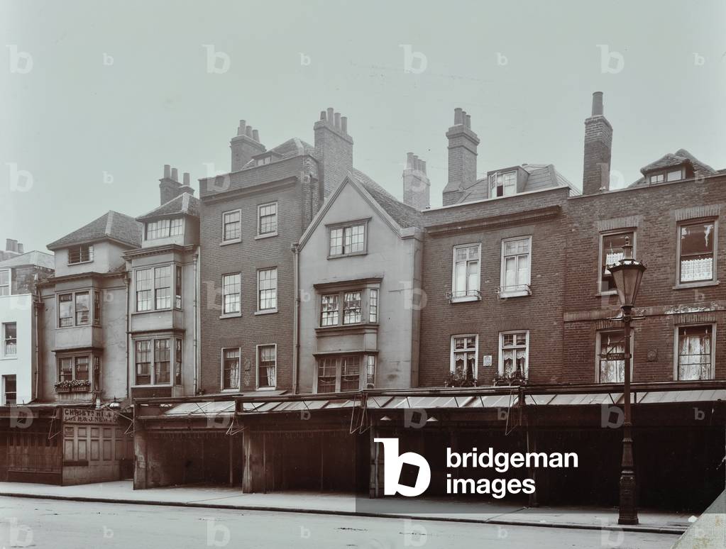46-54 Aldgate High Street, London, 1908 (b/w photo)