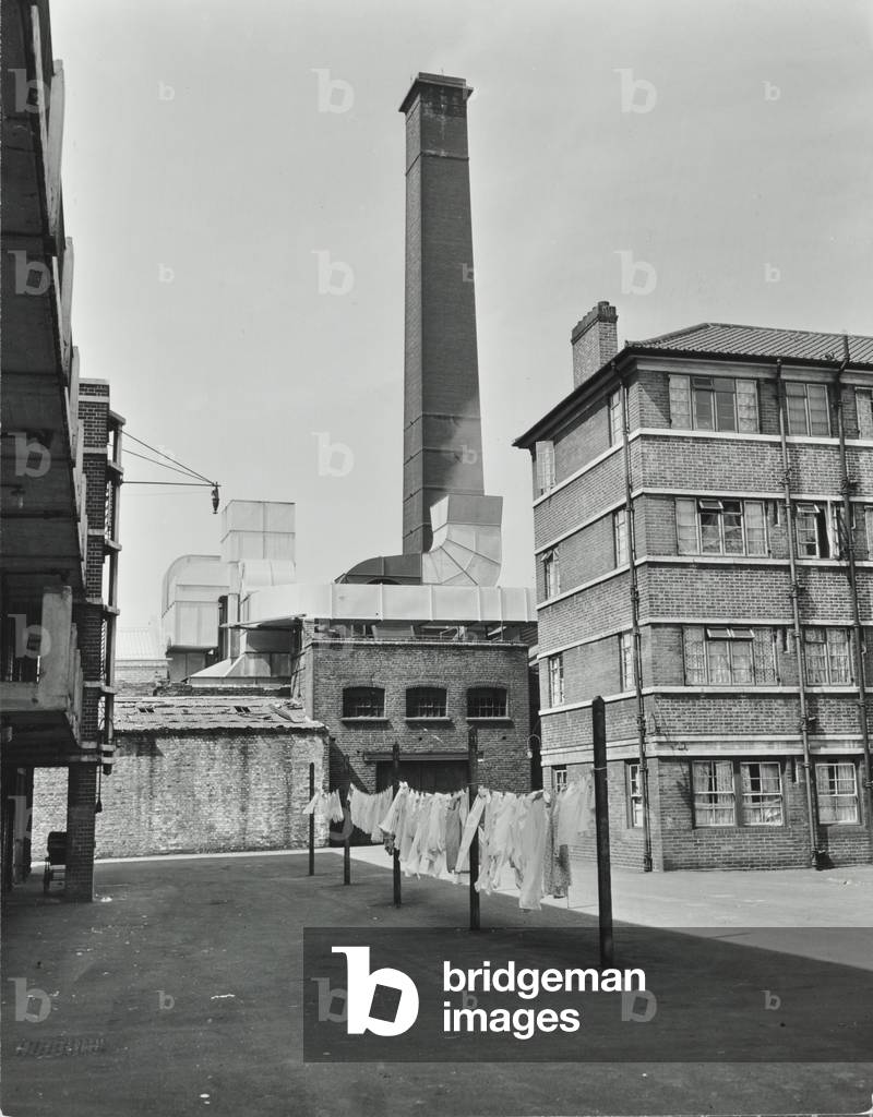 Wild Rents foundry, Rothesay Street, 1956 (b/w photo)
