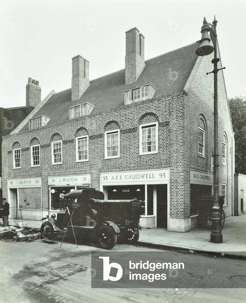 Wapping Estate: Old Gravel Lane, London, 1929 (b/w photo)