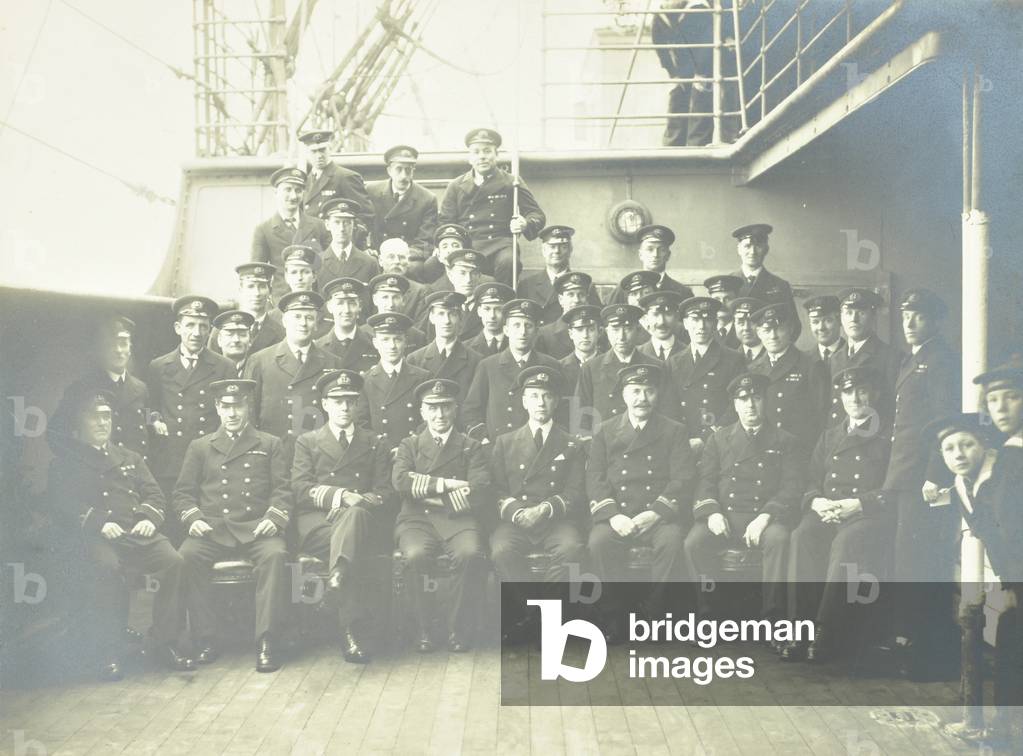 Exmouth Training Ship, Essex, 1910 (b/w photo)
