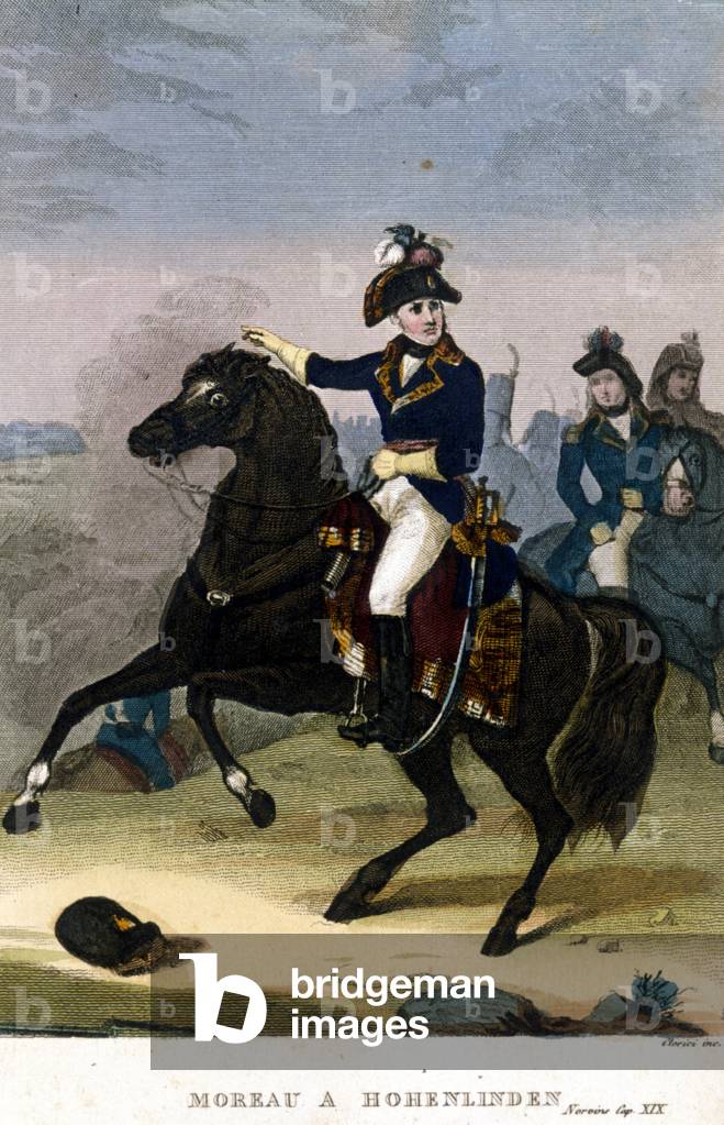 General Jean Victor (Jean-Victor) Moreau at Hohenlinden on December 3, 1800.