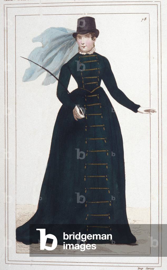 Portrait of Marie-Paulette called Pauline Bonaparte (1780-1825), Princess Borghese. Engraving of 1830