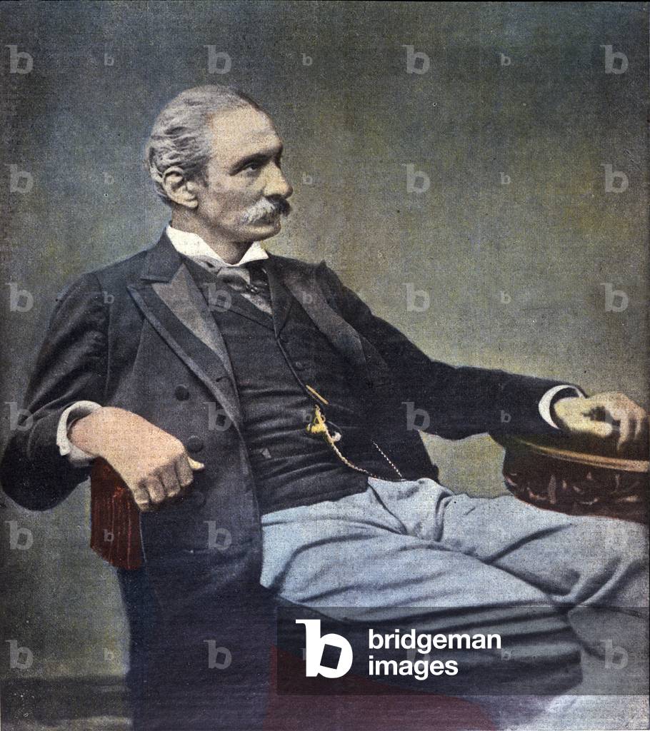 Portrait of the Italian politician Giuseppe Zanardelli (1826-1903).