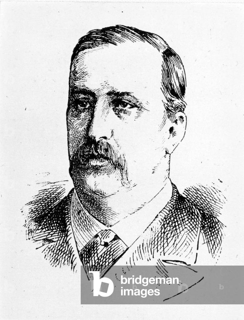 Portrait of Alexander Borodine (1833 - 1887), Russian composer.