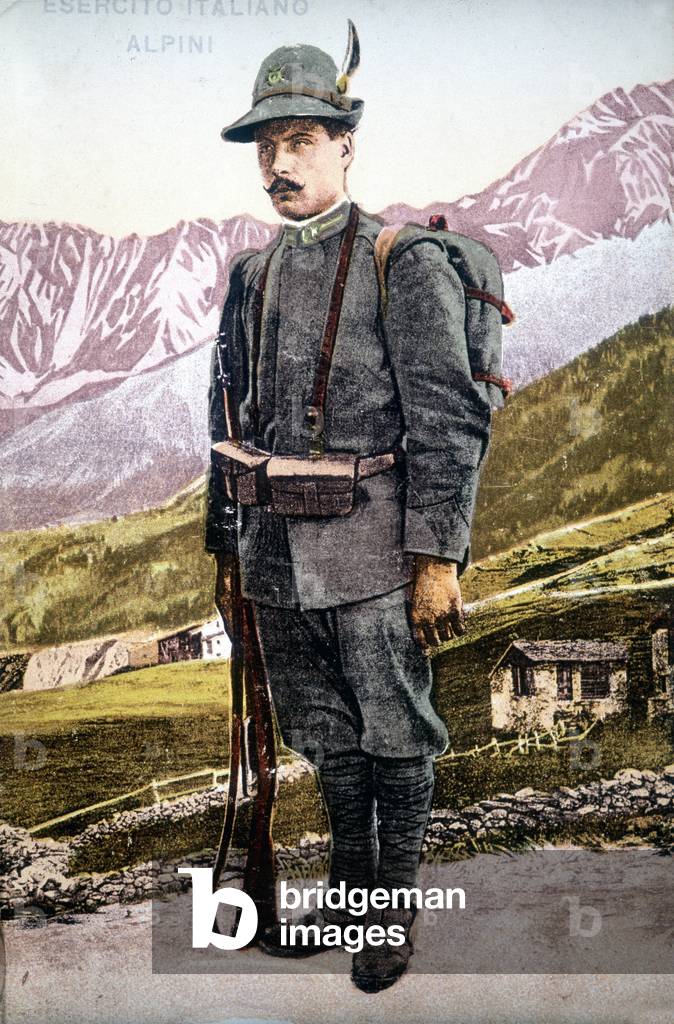 Soldier of the Italian Alpine Army, 1915.