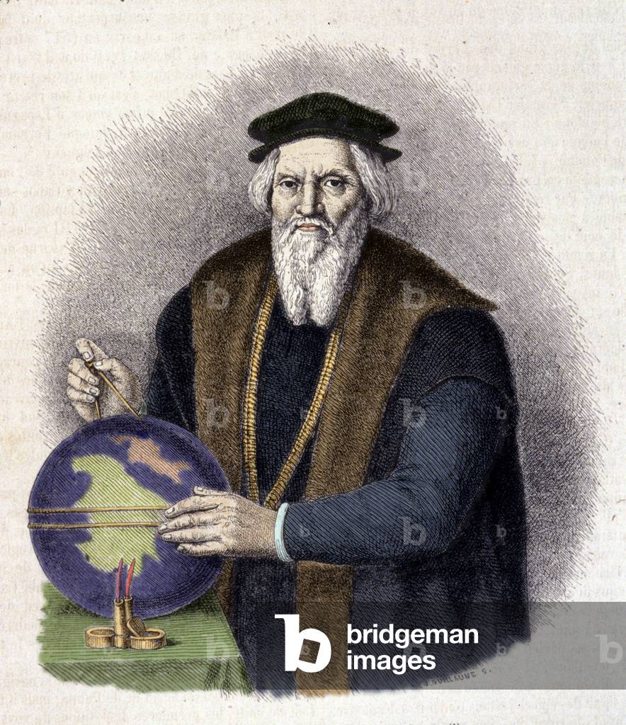 Portrait of Sebastien Cabot (1476-1557), Italian navigator. (Sebastiano Caboto).