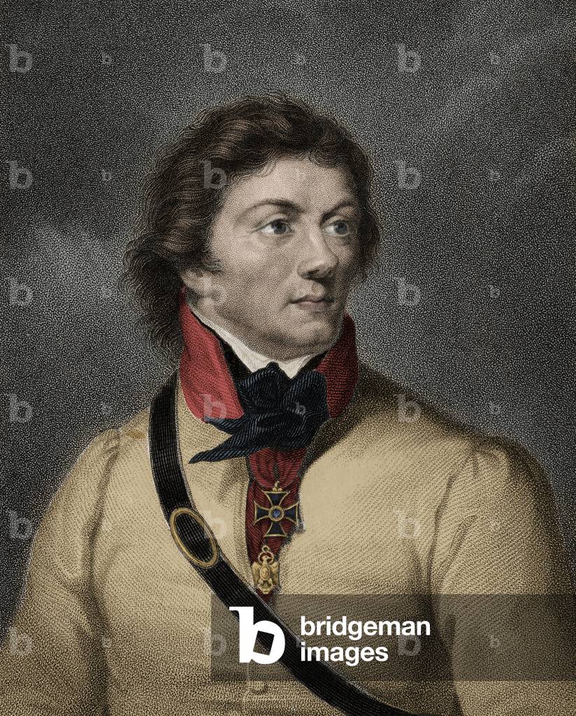 Ritratto di Thaddeus (Tadeusz) Kosciuszko (Kosciusko) Soldato polacco (1746-1817)