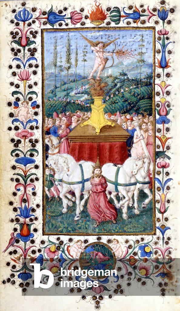 Triunfus Amoris (love triumph) by Francesco Petrarca (Petrarca).