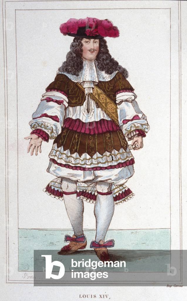 Portrait of Louis XIV (1638 - 1715), King of France.