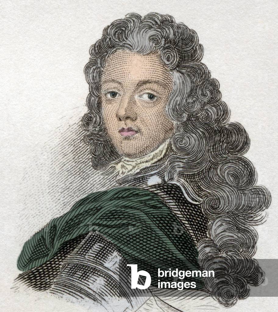 Portrait of Prince Eugene of Savoie-Carignan (Savoie Carignan, Count of Soissons (1663-1736), French military. Engraving of the 19th century.