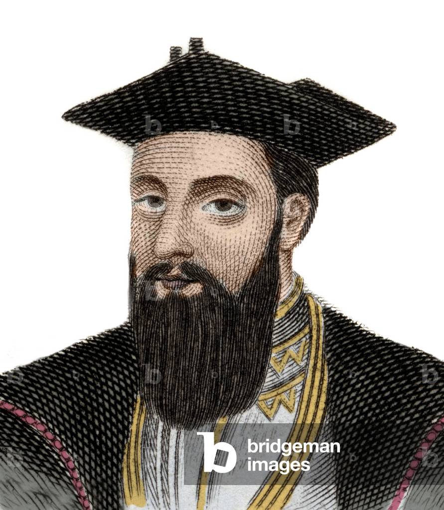 Portrait of Vasco de Gama (1469-1524) Portuguese Navigator