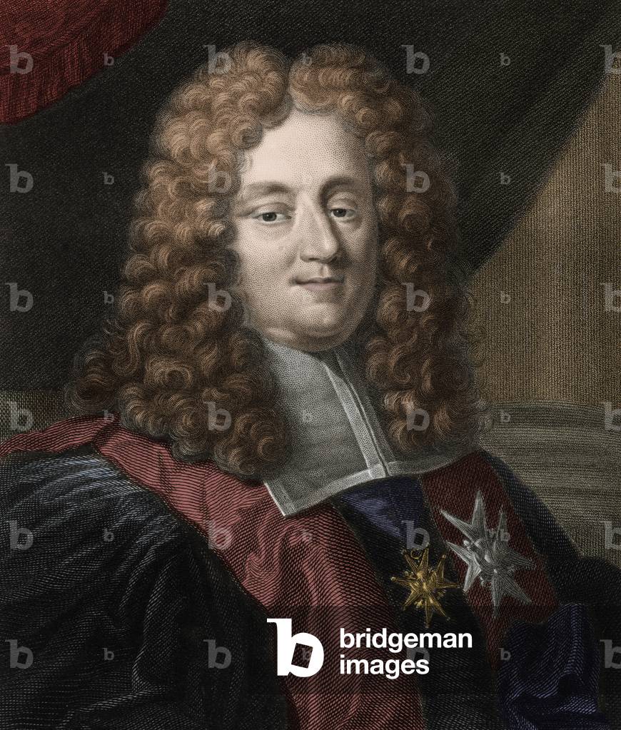 Henri Francois d'Aguesseau 1668-1751 - engraving - 19th century