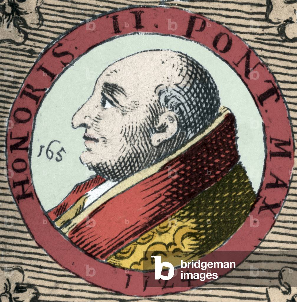 Portrait of Honorius II Pope from 1124 to 1130. (Lamberto Scannabecchi)