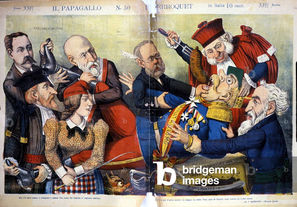 Der Papagei““ - Es gibt keinen anderen Weg: oder essen oder nachgeben. Wir, Dreyfus' Freunde, wollen, dass er 