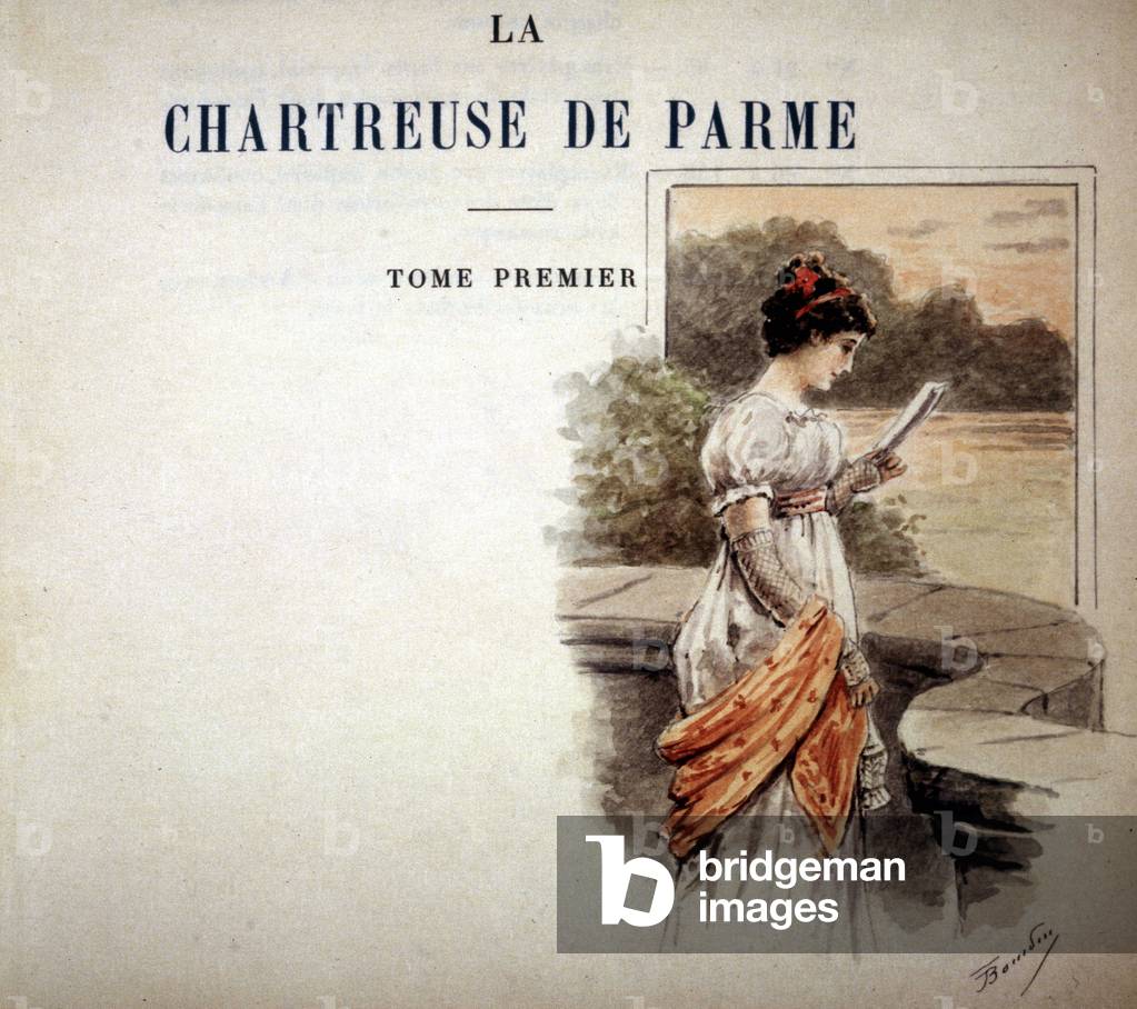 Immagine di Libro "La Chartreuse de Parme de Stendhal" 1890 di Unknown Artist