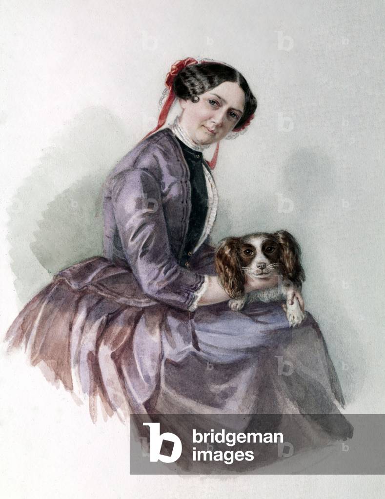 Portrait of Minna Wagner, wife of Richard Wagner, Wagner Museum Bayreuth.